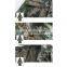 Wholesale motorcycle raincoat pe pvc waterproof fabric camouflage rainsuit