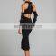 Off-Shoulder black to evening gown designs for fat gir clothes