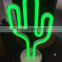 Modern Cactus LED night lamp for household
