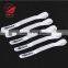 Reusable nylon P shape cable  tie sticky magic tape with logo printed