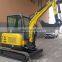 China CE/EPA  cheap price mini excavator 3 t 0.8 -3.5 ton excavator mini excavator wheel type