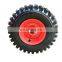 Rubbish sweeper rubber track for snow blower round sweeper brush
