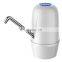 Elegance hand press manual electric rechargeable drinking water dispenser