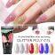 2021 newest Women fashion glitter poly gel 15ml nails extension fast shipping