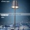 High Quality Rechargeable Battery Round Shade Black Table Lamp Led Modern Decorative Dimmable Bar Dining Table Side Led Lamp