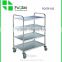 Hot Sale Design Customed Logo Stainless Steel hotel room service trolleys 3 layers