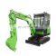 Top quality joystick controls excavator with thumb small hydraulic excavator for garden