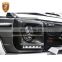headlight cover carbon car accessories install in G class G500 G63 G65