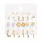 Gorgeous Sparkle Alloy Synthetic Cubic Zirconia Drop Charming Earrings Jewelry