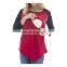 Wholesale Fashion Nursing Printed Tops 3/4 Sleeve Women's Breastfeeding Shirt