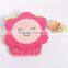 China towel manufactory pure cotton flower style baby slobber towel