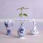 Chinese antique blue-and-white fine pattern ceramic flower vases