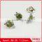 cute pussy cat shape clear stone plating metal brooch