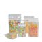 Transparent Square Block Bottom 8 side seal pouch Zipper Packaging Bags