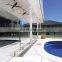 High Quality Balcony Fence Black Matt Swimming Pool Fence Glass Spigot Railing