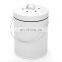 3L 5L Mini Table Garbage Container Odor-free Stainless Steel Kitchen Compost Bin with Filter Lid