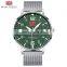 MINI FOCUS MF0158G Men's Fashion Colourful Stainless Steel Band Quartz Analog Watch