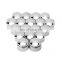 19mm CHROME WHEEL NUT BOLT COVERS UNIVERSAL SET WITH TOOLS