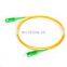 SC APC to SC APC Simplex 2.0mm PVC (OFNR) 9125 Single Mode Fiber Patch cord Cable
