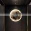 Hotel Furniture Moonlight Wall Light Sconce Modern Led Indoor Lighting 3D Moon Wall Lamps Hotel Lighting Lamp For Wall Decor