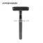 Classical Safety Razor 3 Piece Metal Handle Rose Color Razor Double Edge Blade Razor