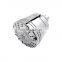 Full Brushed Nickel Finish Raining Shower Head With Stainless Steel Hose
