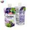 Custom Printing PP cap top 16oz Grape Juice drinking Stand Up Spout Pouch Bag