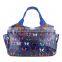 Custom Owl Pattern Oilcloth Tote Bags Lady Shopper Bag Owl Printed Tote Bag
