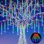 Waterproof Raindrop Lamp Cascading Lamp Meteor Shower Rain Lighting Christmas Light Meteor Shower Icicle Light with Timer