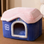 Lovely design high quality plush cat nest cat bed comfortable warm breathable