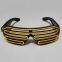 Party Decoration Bar Gift USB Charging Light up Party Glow Glasses Wholesale Flashing LED Sunglasses