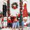 Wholesale Merry Christmas Welcome Banners Porch Door Hanging Signs Santa Snowman Indoor Outdoor Home Party Decor Bulk