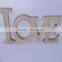 factory direct sales weeding and holiday used love wooden letters