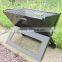 Camping outdoor charcoal bbq grill foldable design