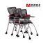 Triumph easy move save space folding office chair / stacking training chair / office chairs with writing pad