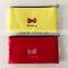 new design square cute cat zippered PU leather pencil case