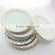 Disposable 7 inch round paper plates for wedding supplies