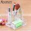 C44 ANPHY Plastic Clear Organizer Makeup Box Household Storage Box