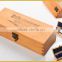 luxury custom wooden red wine gift box wholesale with custom logo