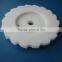 ODM and OEM plastic tivar HMWPE start wheels cnc machined UHMWPE plstic gear wheels