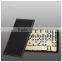 Black Sewing pu Leather Domino Set Box