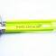 Strainer with green colored silicone sleeve handle