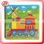 Cheap educational toys wooden puzzles for kids