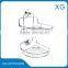 Stainless Steel Wall Mounted Corner Shelf/Hot Sale Bathroom Two Tier Shampoo Holder /corner Rack