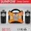 SUNPOW 12V and 24V gasoline and diesel car jump starter booster pack battery charger super power bank with air pump