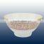 Daily used footed dinner ceramic bowl,rice bowl porcelain