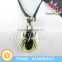 2015 High Quality Promotional Black Charm Amber Stone Necklace for Girls