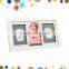Adorable baby print set with wall frame
