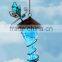Solar Light Mosaic Glass Bird Feeder