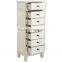 mirrored surface wooden Lingerie Chest of 7 drawers